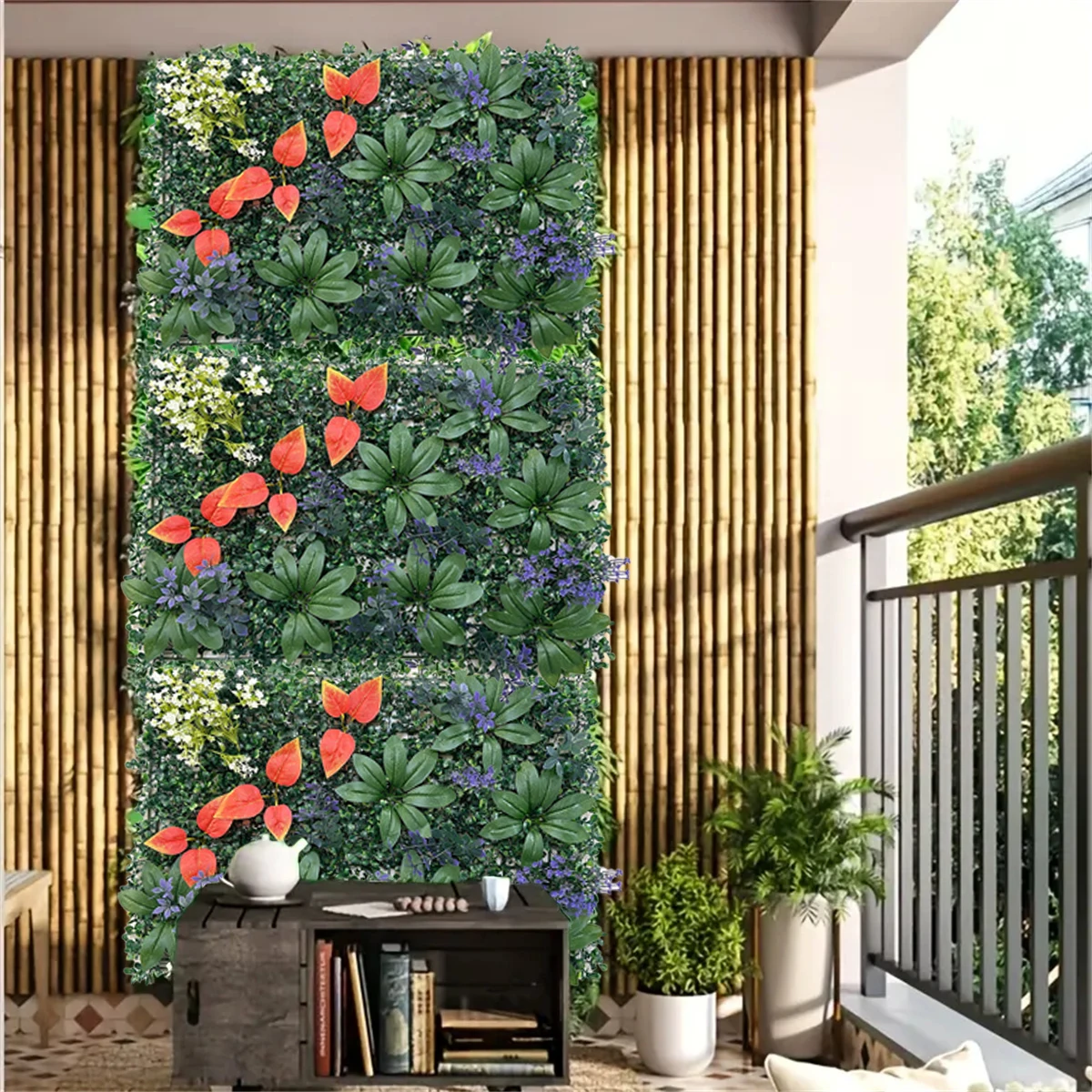 

1 шт., зеленое растение, имитация стены растений, стена 40X60 см, фоновое украшение стены для внутренней свадьбы, вечеринки, открытого сада, заднего двора