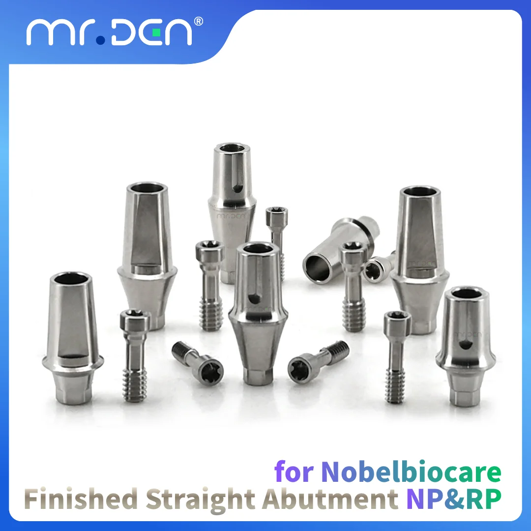 

10Sets High Quality Titanium Alloy Finished Right Angle Abutment For Nobelbiocare Dental Implant Accessories Clinic Supplies