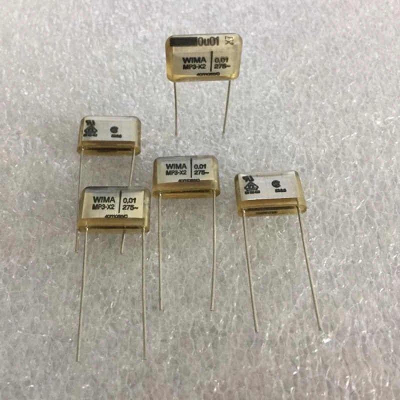 20PCS/MP3-X2 0.01uF 103 275V Copper Pin Coupled Transparent Film Capacitor