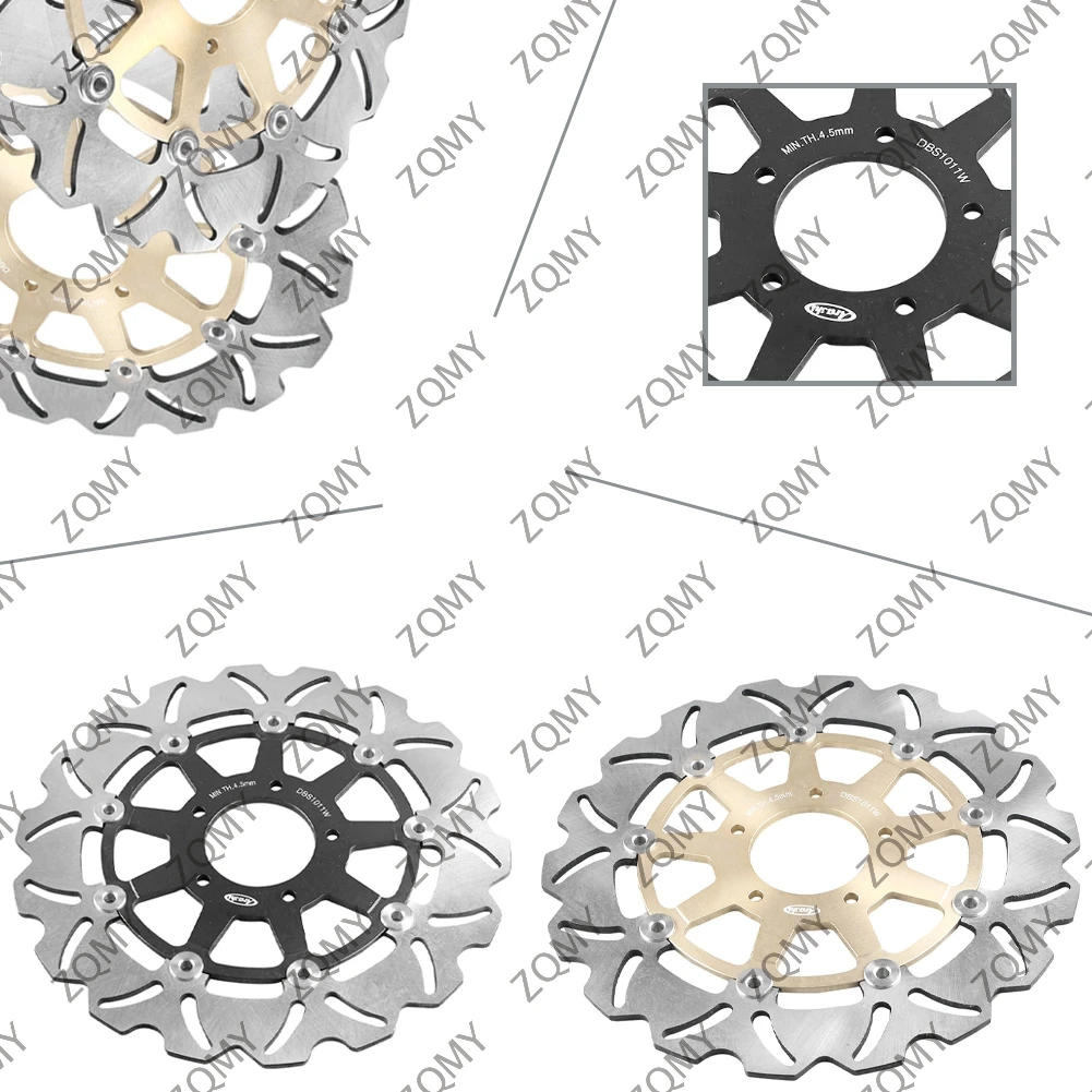 Motorcycle Front Brake Disc Rotors for Kawasaki KLV1000 2004-2007 & For Suzuki DL650 DL1000 V-STROM /SV1000 /SV1000S