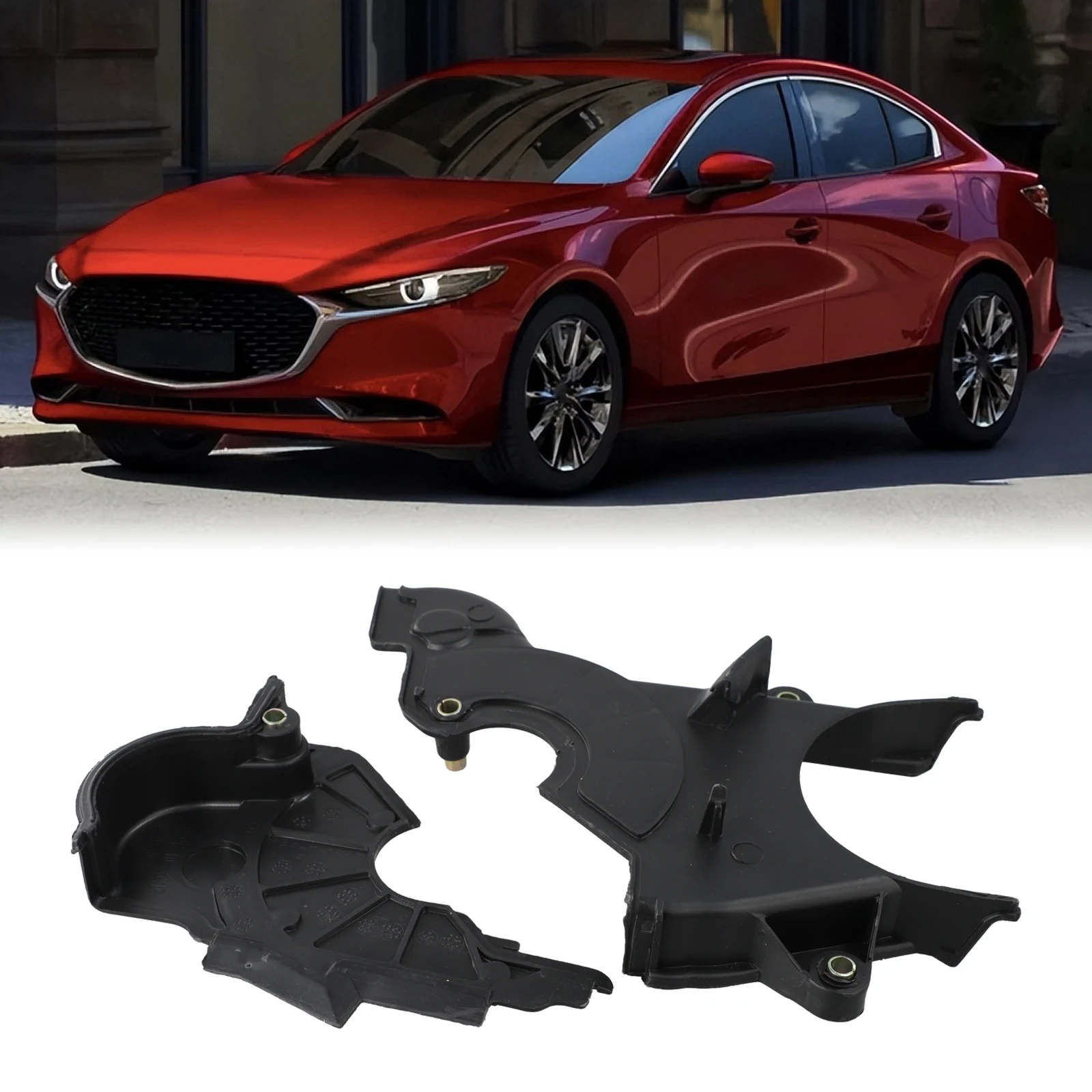Lower Engine Timing Belt Cover B6601050lE Compatible with For Mazda Protege and 5 For Miata 1 8L 1 6L Direct Replacement