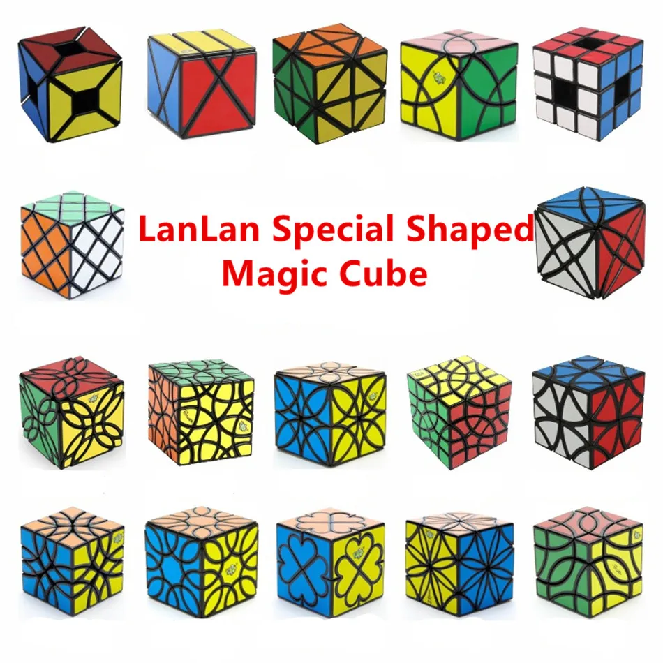 LanLan Strange Shape Special Magic Cube Education Learnning Fun Cubes Speed Idea Puzzle Cubo Magico Toys For Children Kids Gift