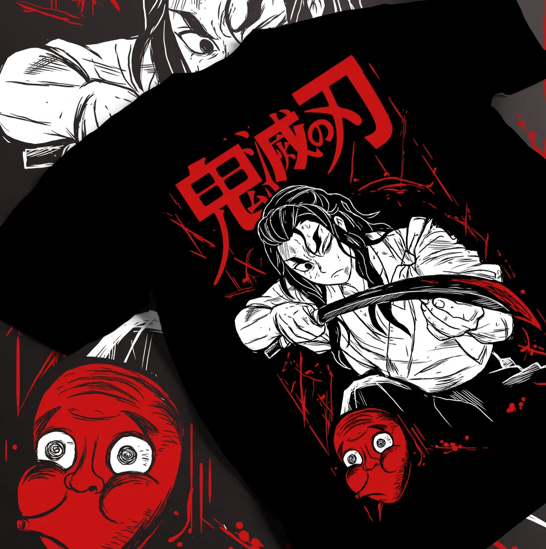 

Kimetsu No Yaiba Shirt Mitsurii kanroji Demon Slayer Hooror Anime Shirt All Size