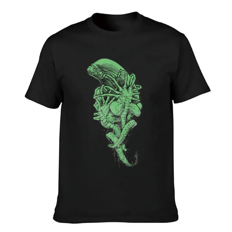 

80s Horror movie Xenomorph 1115 Scary Sci fi Alien Ripley Weyland gift T shirt for man Large size Tops Monster Graphic clothes