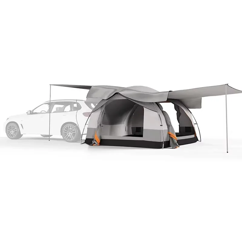 Outdoor Travel Portable Foldable Connectable Tailgate Car Awning Truck Wilderness Camping Pickup Suv Rear Tent