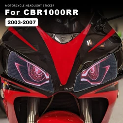 Headlight Sticker Waterproof Motorcycle Decals Stickers for Honda CBR1000RR CBR 1000RR 1000 RR 2004-2007 2005 2006 Accessories