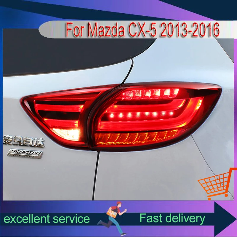 Car Styling for Mazda CX-5 CX5 2013-2016 Modified drl LED DRL Tail Lights Ultra Bright Taillight Turn Signal Tools Accessories