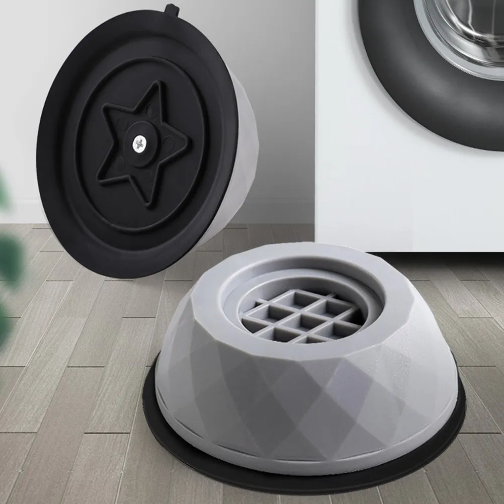 4pcs Washing Machine Anti-Vibration Mats for Dryer – Non-Slip, Shockproof Heightening Pads