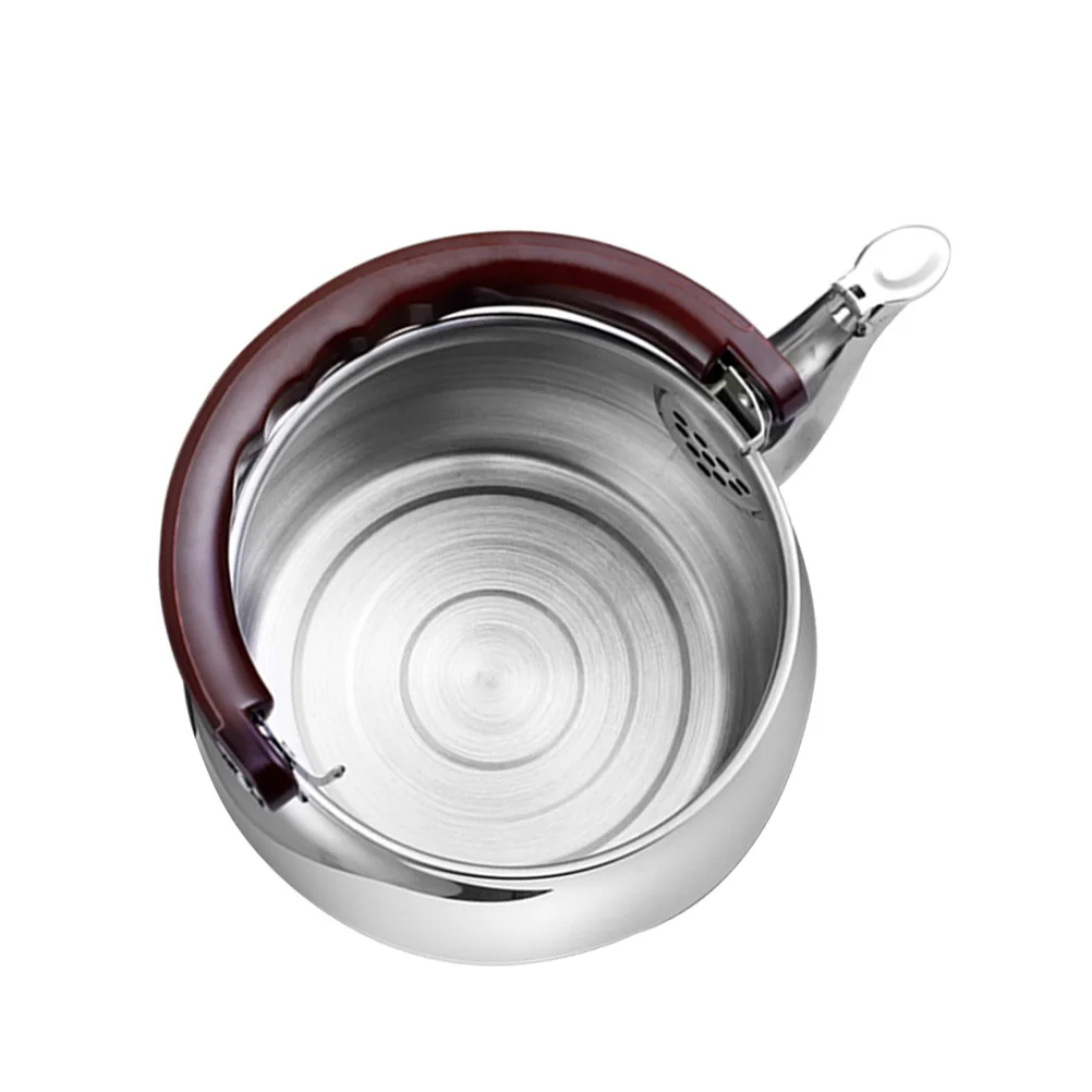 

Kettle Stainless Steel Boiling Large Capacity Kitchen Barware Silver Premium Strong Heat Resistant Boil