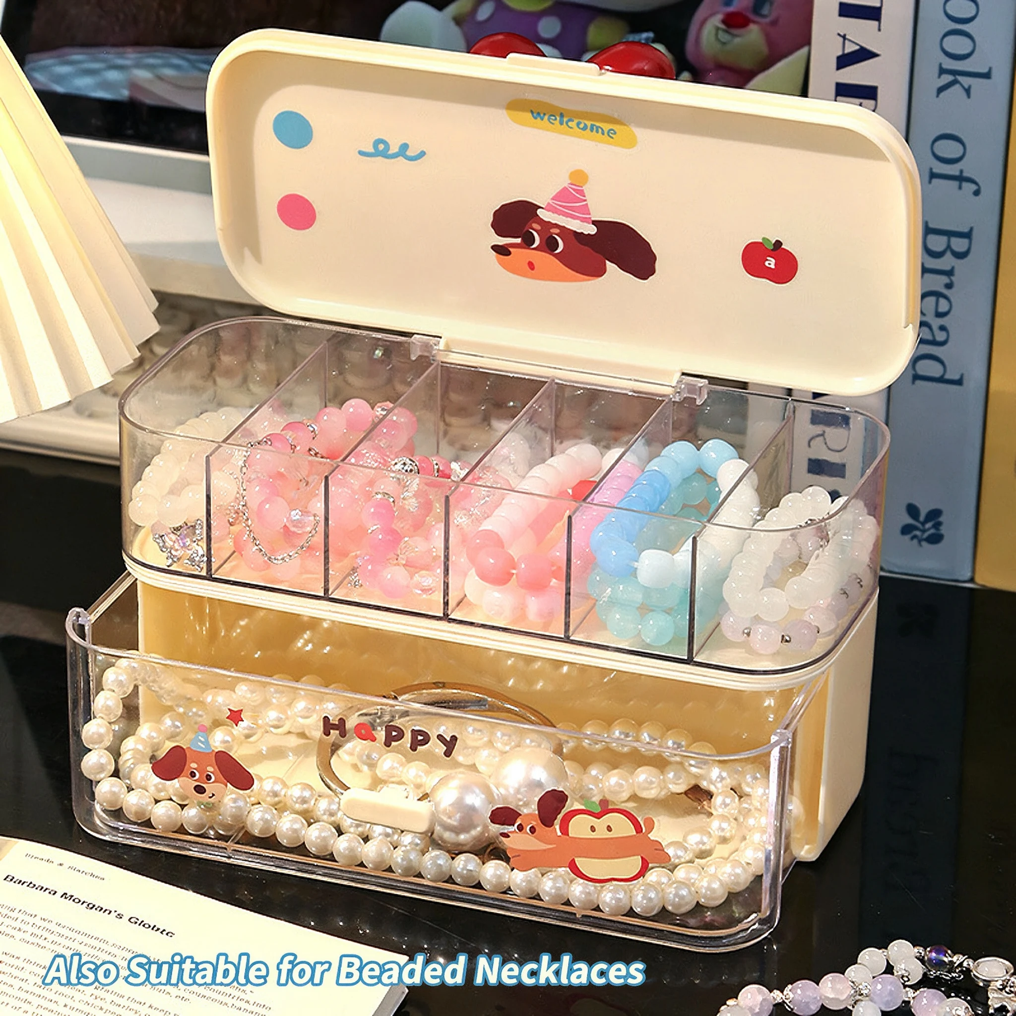 헤어 액세서리 정리함, 2단 데스크탑 수납 서랍, 먼지 - Women Accessories Drawer 리뷰 및 가격