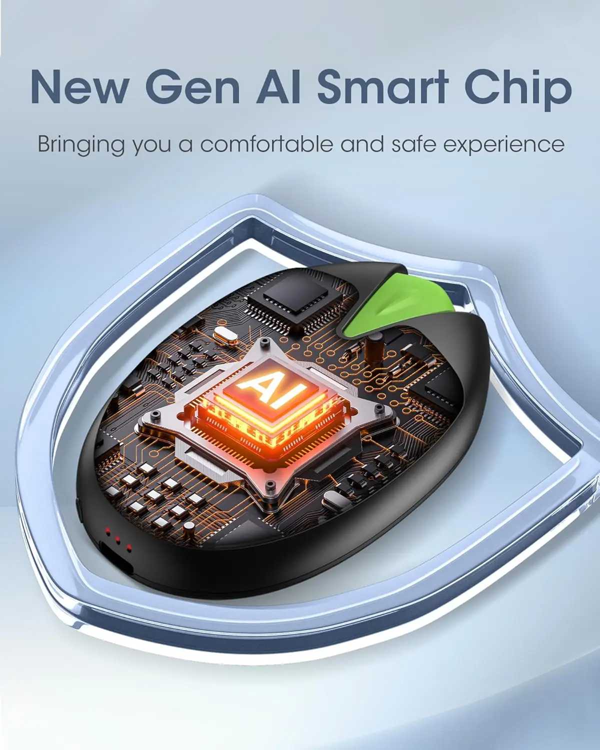 أجهزة تدفئة اليد قابلة لإعادة الشحن، عبوتان، تدفئة اليد الكهربائية المغناطيسية بقدرة 6000 مللي أمبير في الساعة، لتدفئة اليد بجيب USB لمدة 20 ساعة