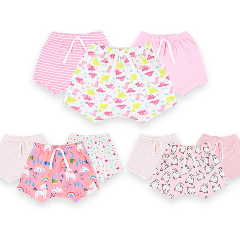 momscare Girls shorts outside wear summer baby pants 0-1-3 years old little children butt baby Harren pants