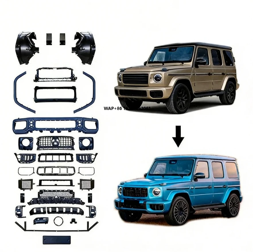 

Factory Price Plastic Automotive Front Bumper and Grille Car Bodykit Suitable for W465 23+ Upgrade to G63 Front Bumper