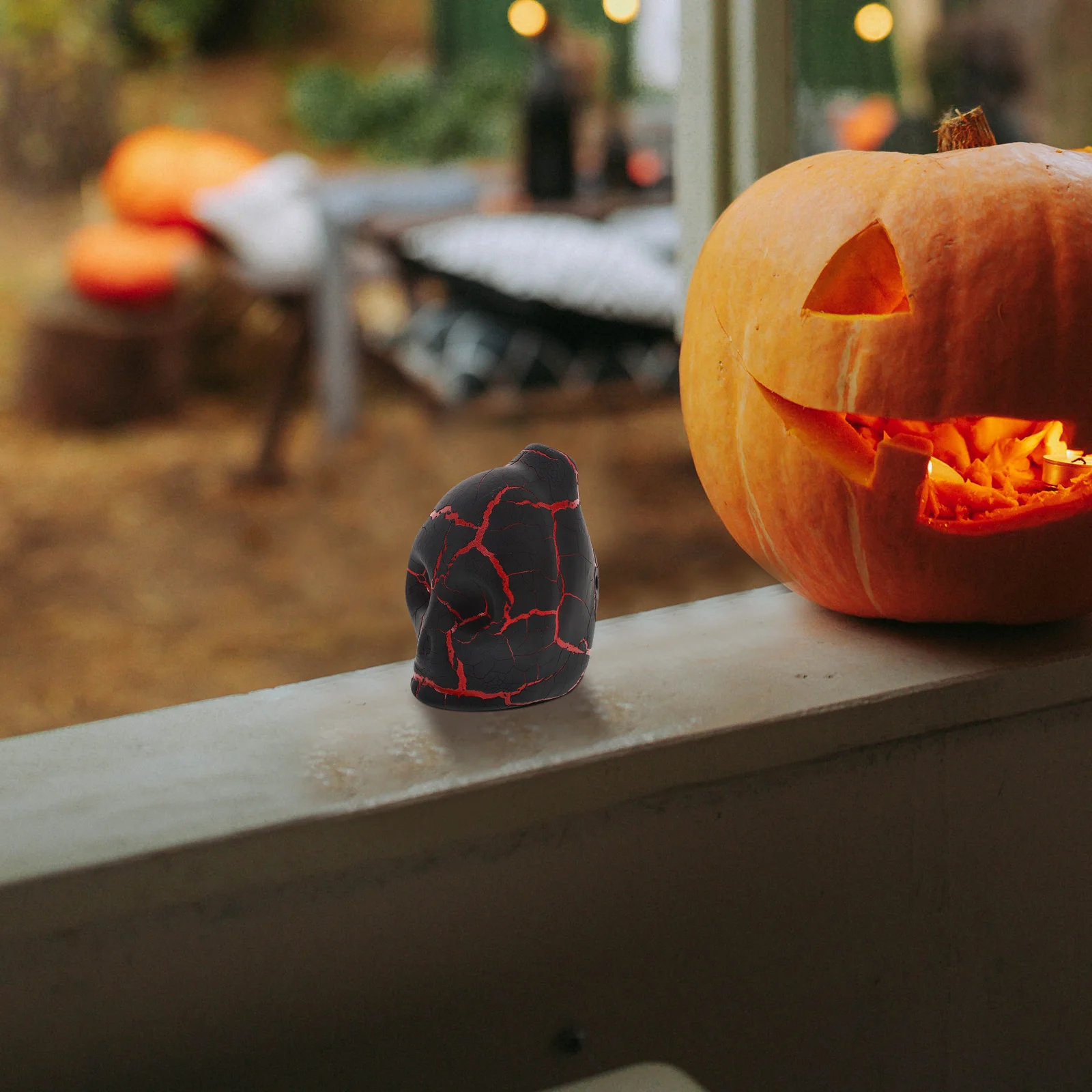 Death Whistle Skull Design Loud Scary Sound Maker for Halloween Cosplay Survival Emergency Camping Spooky Party Favor Gag Gift