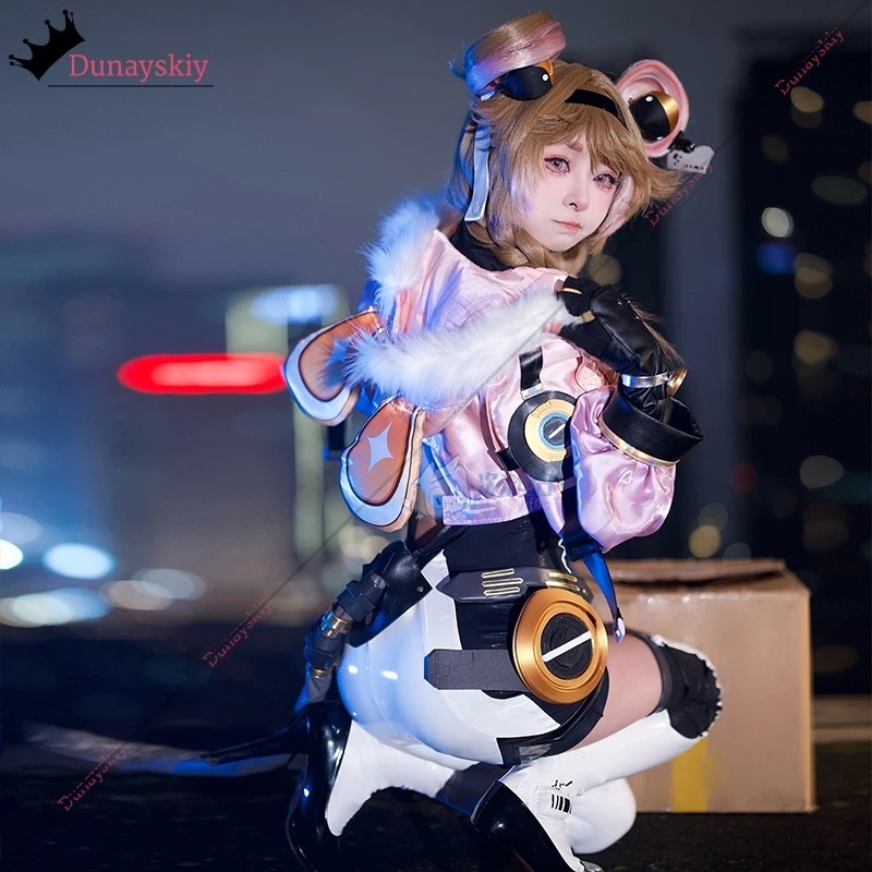 لعبة Wuthering Waves Lumi أزياء تنكرية Lumi سترة لعب الأدوار Zentai بذلة بدلة أنيمي ملابس شعر مستعار أحذية الدعامة الدعامة