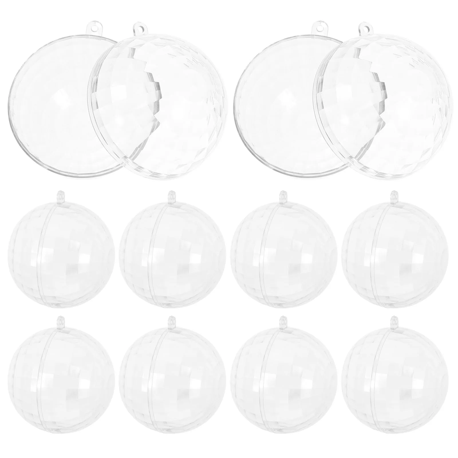 

10Pcs Refraction Ball Wedding Candy Box Clear Plastic Containers Reflective Disco Decorations Hanging Acrylic Globe Sugar Jar