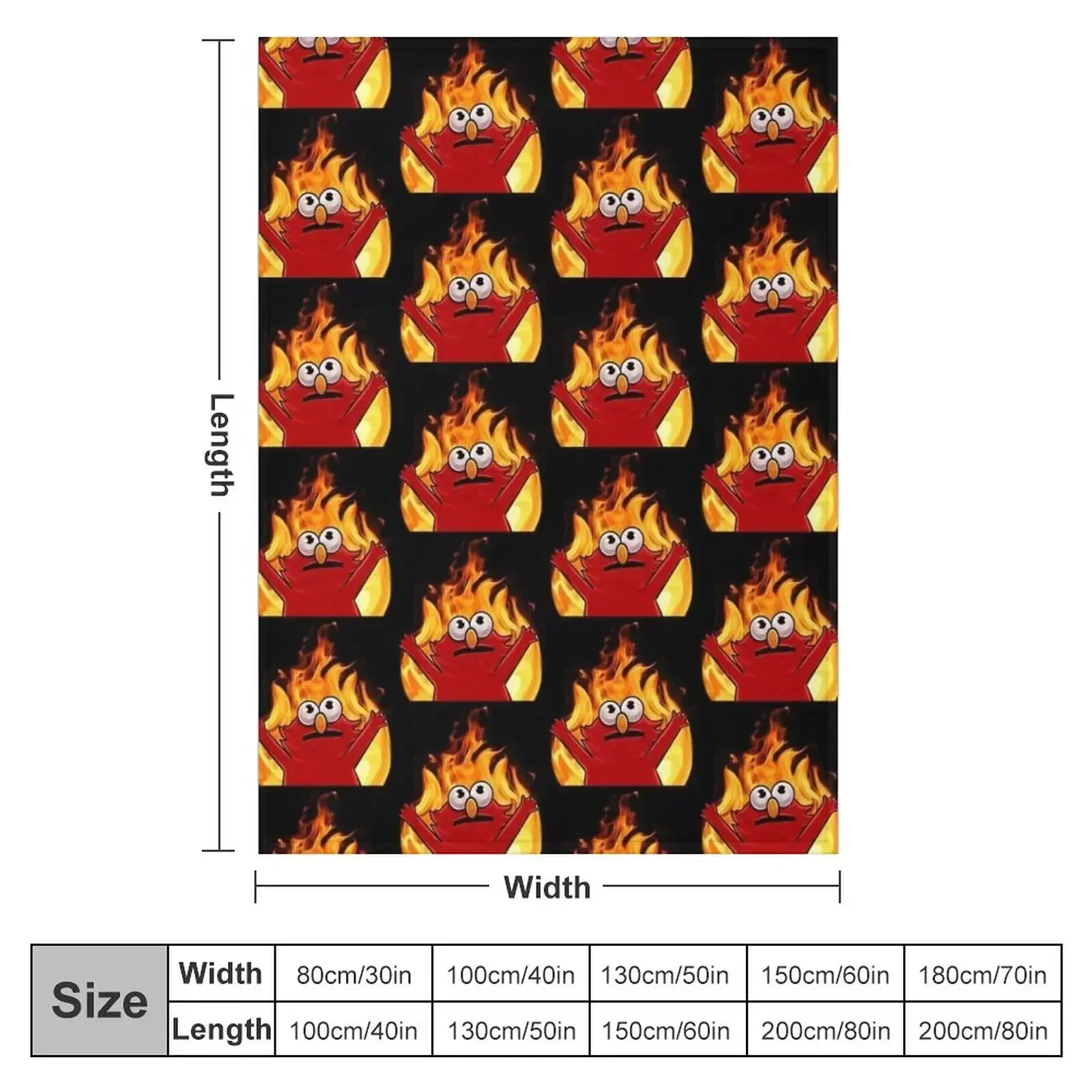 RISE flame meme Throw Blanket Loose sofa bed Luxury Designer Furrys Stuffeds Moving Blankets