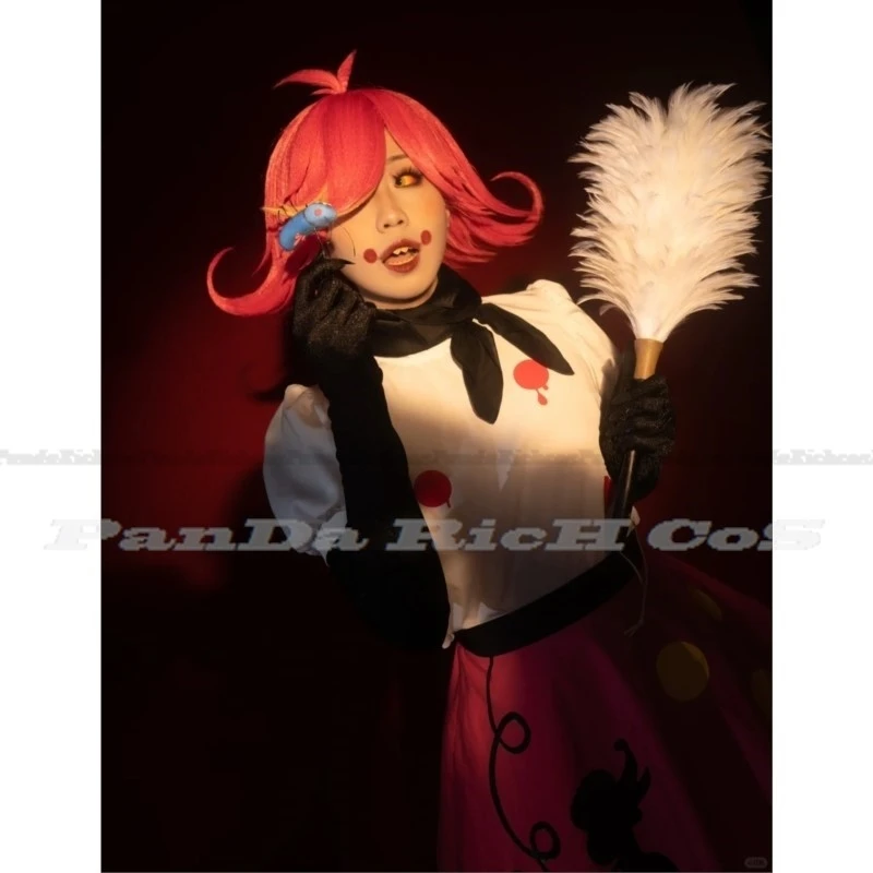 

Uhauha/ Hazzbin Косплей Hotel Niffity Косплей Костюм Красный Белый Костюм Мужчины Женщины Девушки Праздничное Платье Карнавальный Костюм Хэллоуина