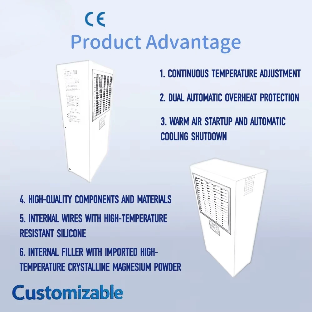 Calentador de ventilador ctric con motor como componente central 18kw Ele específico de fábrica
