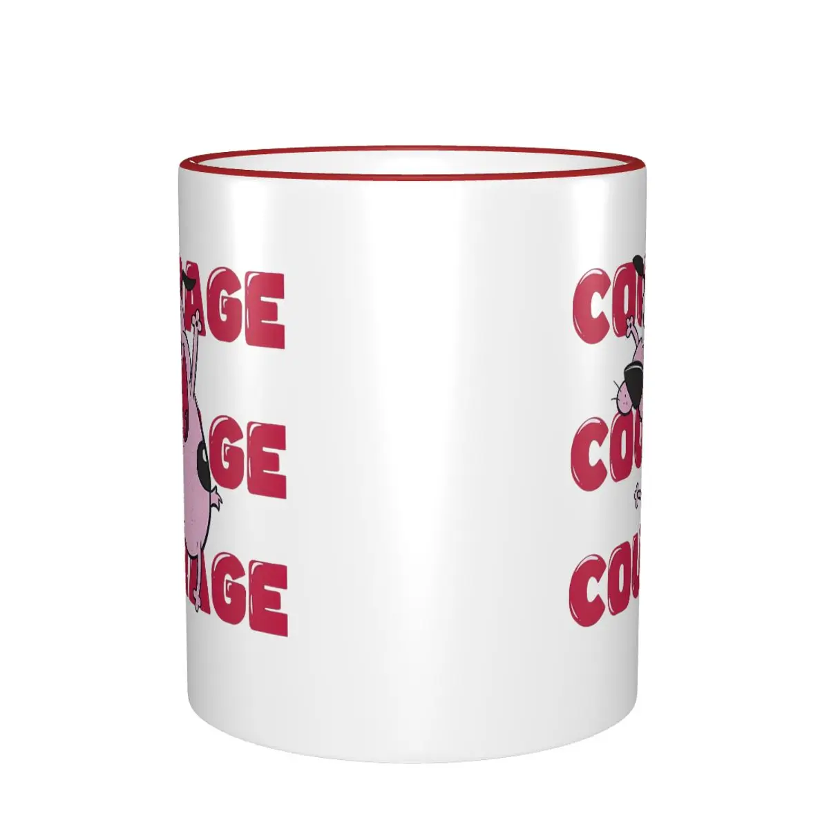 New Arrival COURAGEOUS c-cowardlys Dog Cartoon Merch Mug Cute Coffee Cup