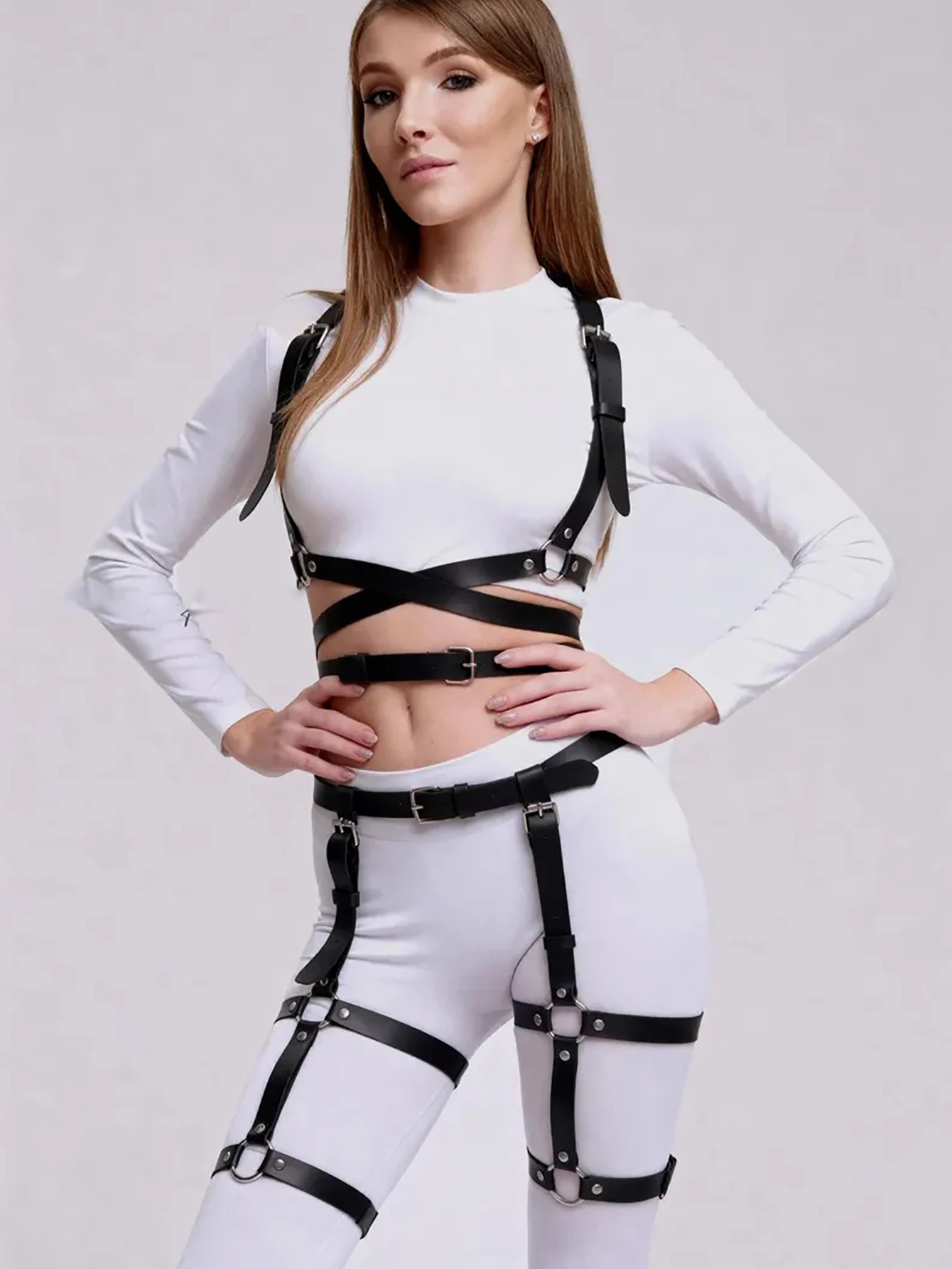 Set di Cinture a Fascia per Do - Leather Work Harness recensione e prezzo