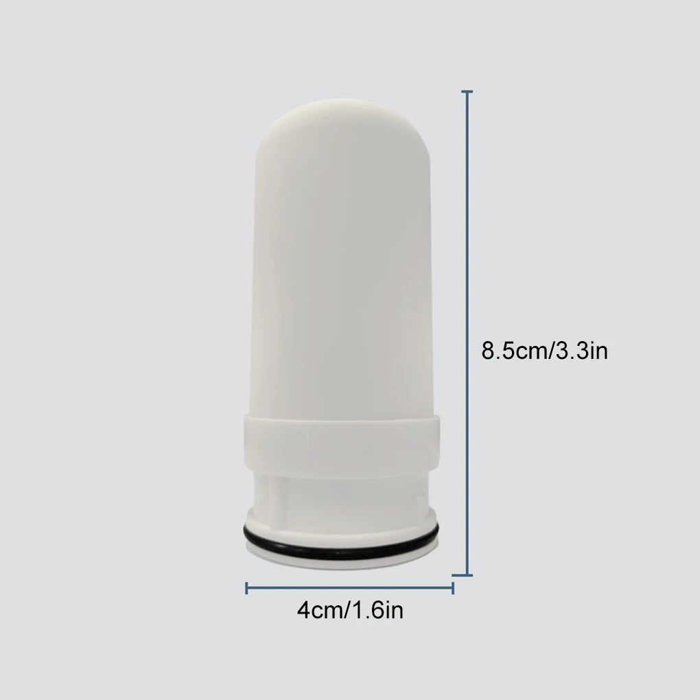 4 Pcs Replacement Ceramic Faucet Tap Water Filter Purfier Cartridge Durable Gift for Home Kitchen Housheold Easy to Use Filter