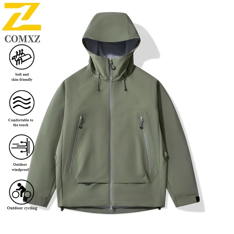 

EiAO Jacket Couple's 3-in-1 Defense Winter Waterproof Windproof Hooded Workwear Customizable Outdoor Coat for Hiking Camping