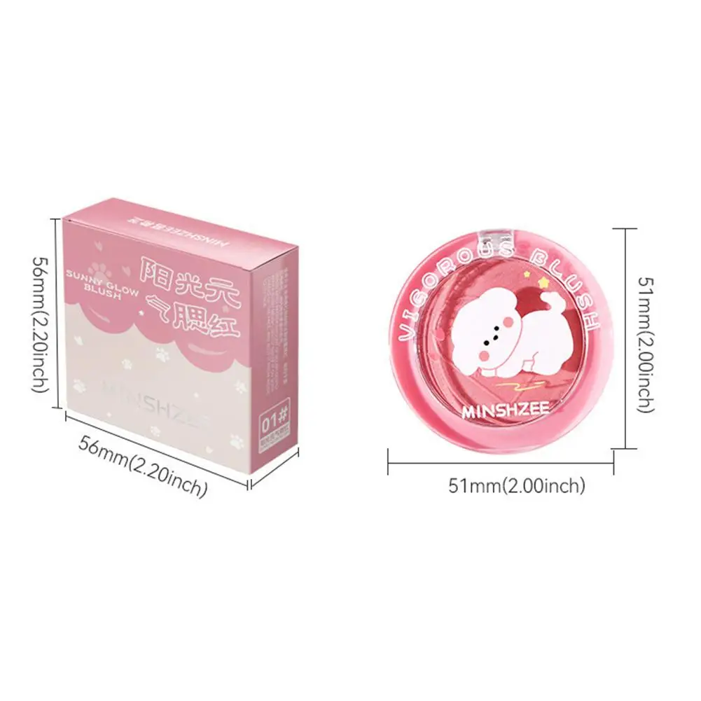 أحمر خدود فردي غير لامع للتحديد والتوهج الطبيعي، لوحة وجه محمولة للخدود وتسليط الضوء على البشرة #6