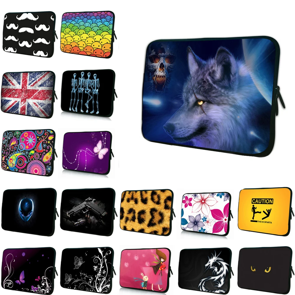 Bolsa Portátil de Neoprene para Tablets e Laptops de 15.6 polegadas, Capa Protetora para Macbook Air M4 13, DOOGEE, HP e outros modelos de 7, 8, 10, 11, 13, 14, 15, 16 e 17 polegadas.