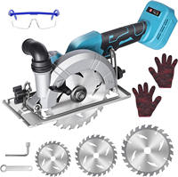 1100W Brushless Electric Circular Saw Adjustable Cordless Electric Chainsaw Cutting Tool for Makita 18V Battery