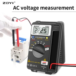 ポータブルポケット距離計,周波数テスター,デジタルマルチメーター,Zoyi vc921 3 3/4,パーソナルミニデジタルマルチメータ