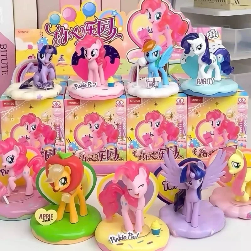 

Miniso Little Ma Baoli Sweetheart Paradise Series слепая коробка ручной работы милый настольный орнамент кукла модный игровой фестиваль подарок для девочки