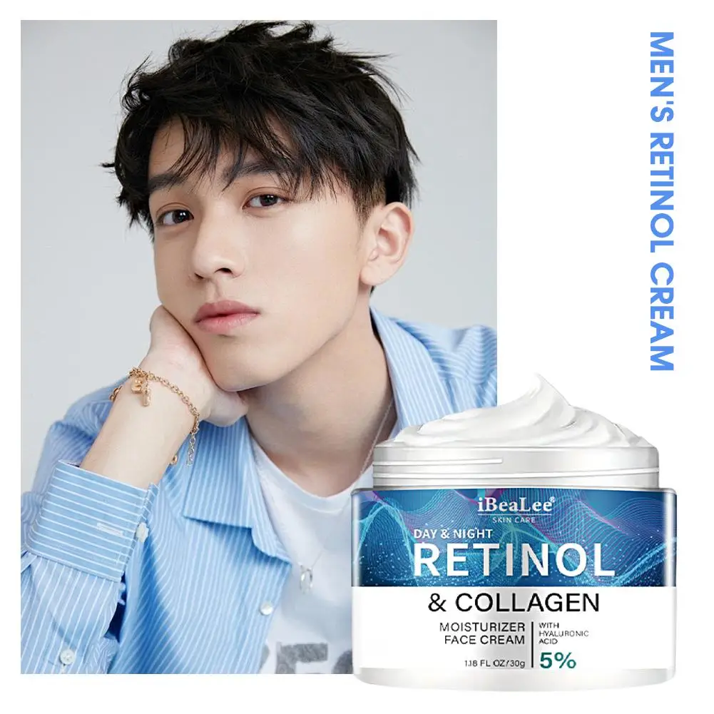 كريم الريتينول المضاد للتجاعيد للرجال الكولاجين المضاد للشيخوخة إزالة الوجه الرقبة التجاعيد كفاءة ترطيب ثبات الجلد الكوري B7G1 #5