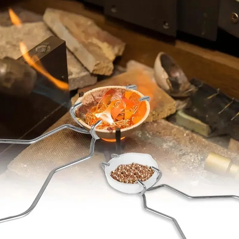 

100g-10000g Quartz bowl crucible High Temperature Furnace Melting Casting Refining Silver Jewelry tools