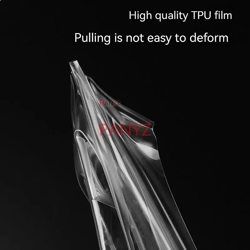 For BYD TANG DM-/EV 2023-2024 Car Headlight Protective Film Headlamp Restoration Transparent Black TPU Sticker