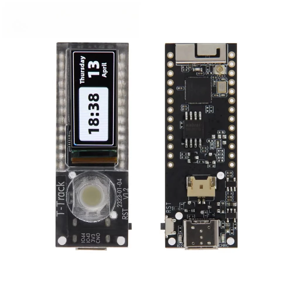 T-Track ESP32-S3 AMOLED Trackball Development Board ESP32-S3R8 WiFi Bluetooth 1.1inch Display Wireless Module Arduino