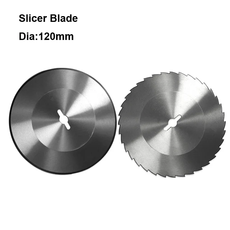 

120mm Shawarma Knife Stainless Steel Blade for Kebab Slicer Doner Tandir Kebab Knife Sharp Round Toothed Blade