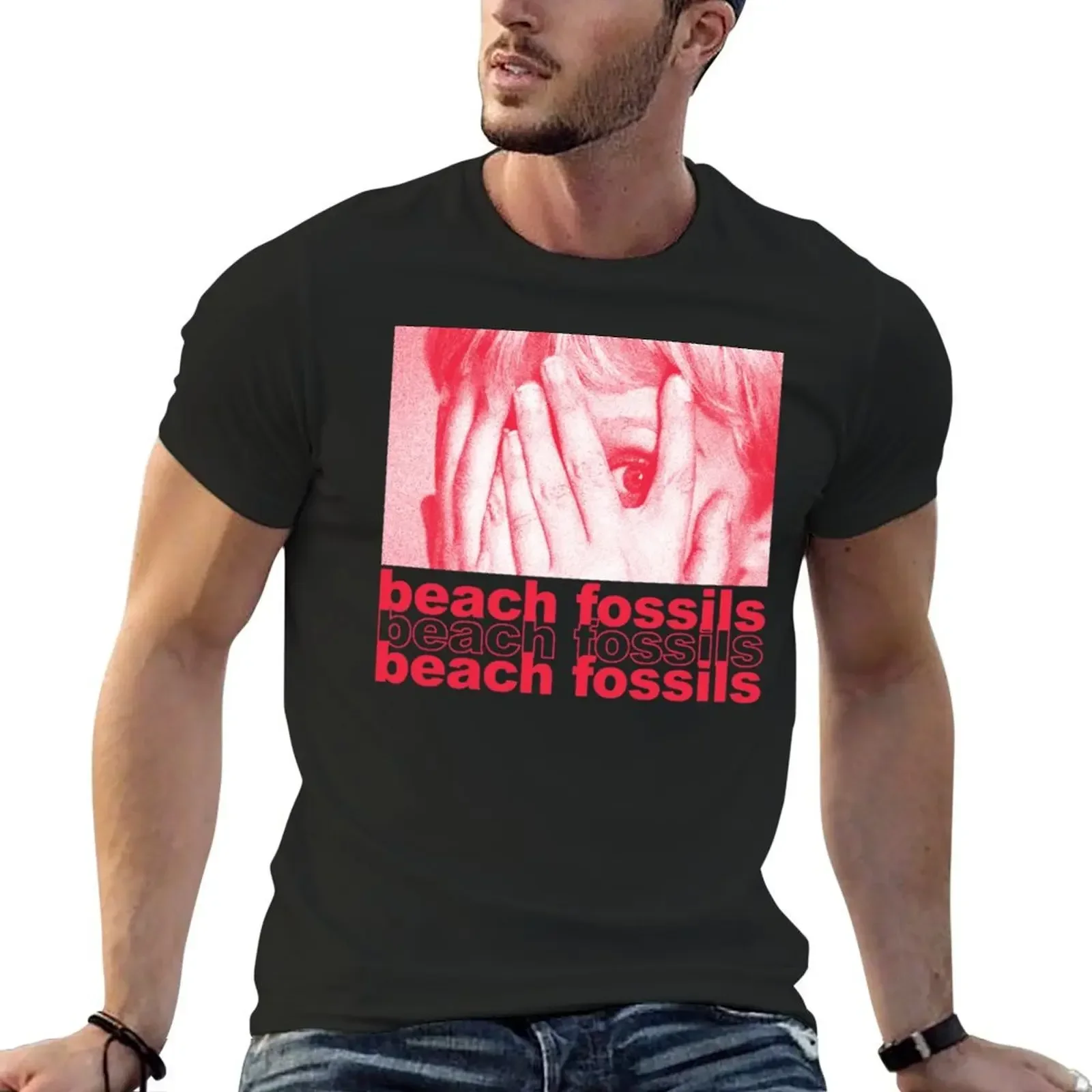 Beach fossils Surfrock T-Shirt Short sleeve tee animal prinfor boys men clothing