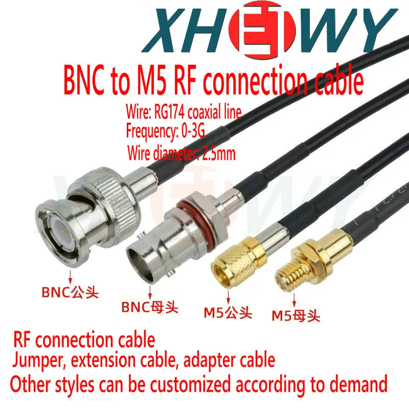 Bnc M5 L5 Male Fema…