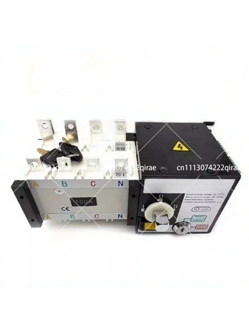 100A 4P Changeover Switch 2 Input 1 Output ATS Generator Transfer Switch White