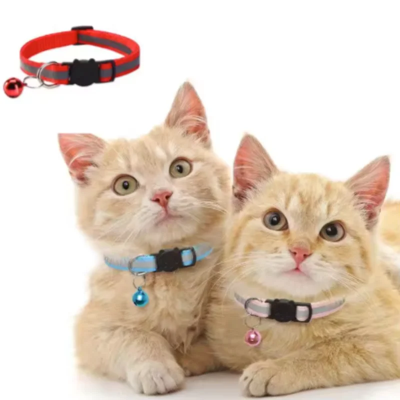 Reflective Breakaway Cat Collar Neck Ring Necklace Newborn P