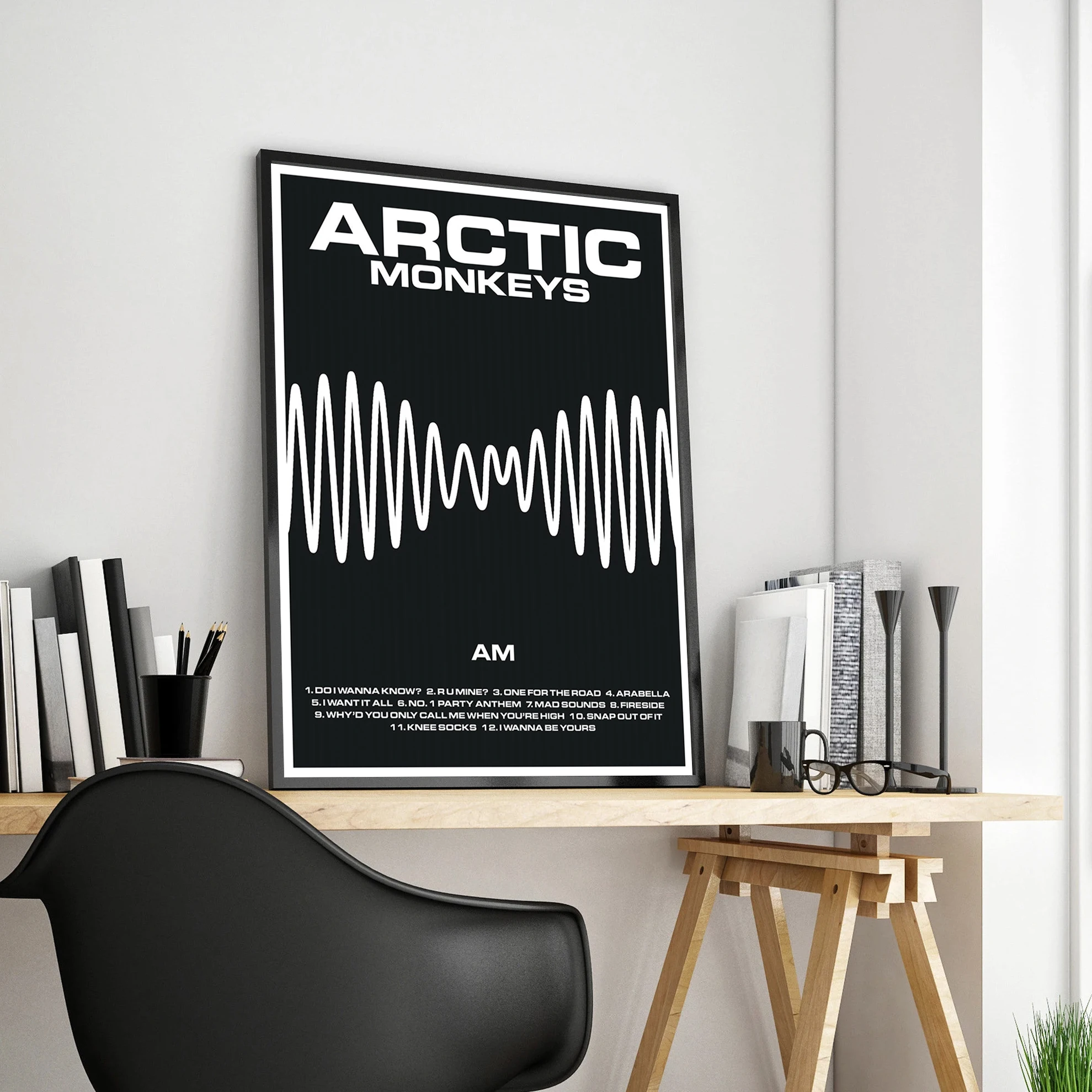 80s Retro Pop Art Arctic Monkey Album The Car Poster Music AM 505 Rcok Comics Canvas Painting Wall Mural Decor Home Room Decor