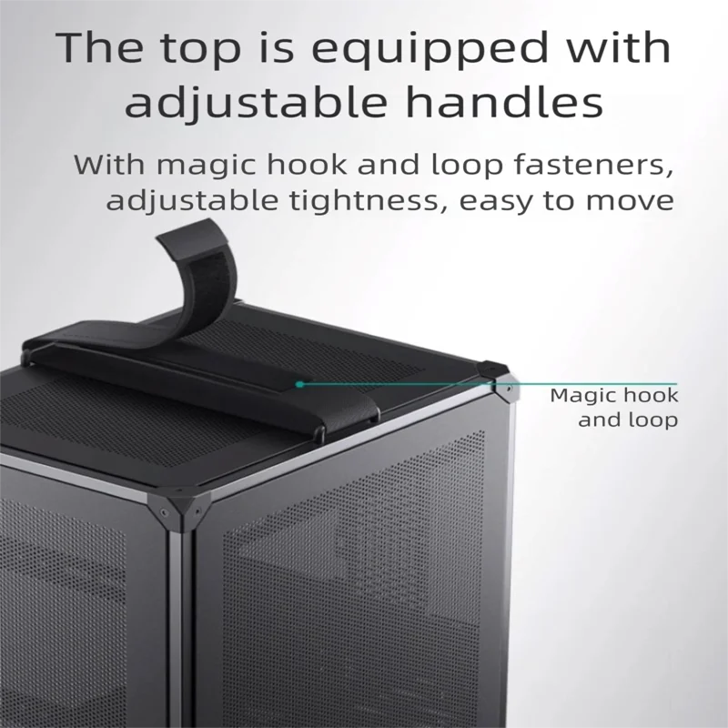 JONSBO C6 MATX Mini ITX Case For PC Type-C ATX Power Portable Mini Desktop Mesh Chassis Computer PC Case 200-255mm Graphics Card