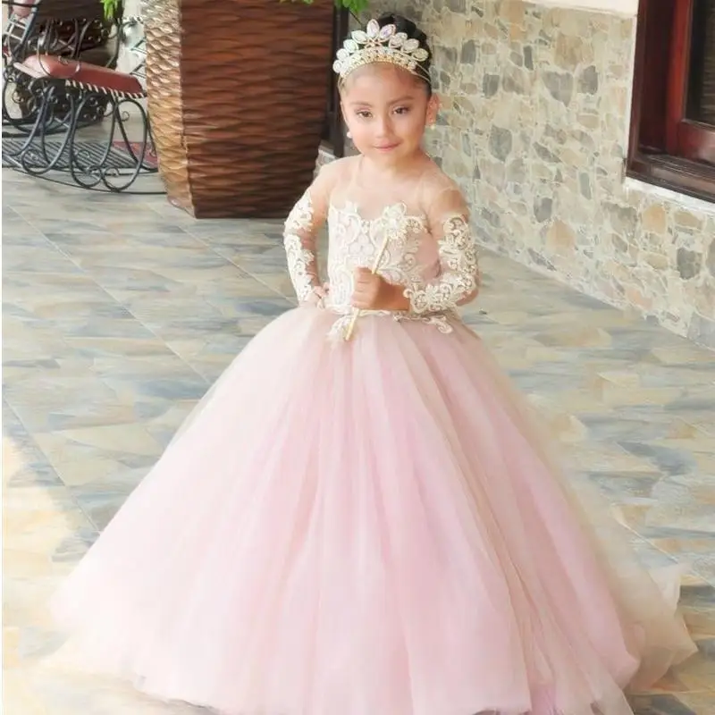 

Baby Girl Dress One Shoulder Flower Girl Dresses Tulle Puffy Dresses For Girls Kids First Communion Birthday Gown