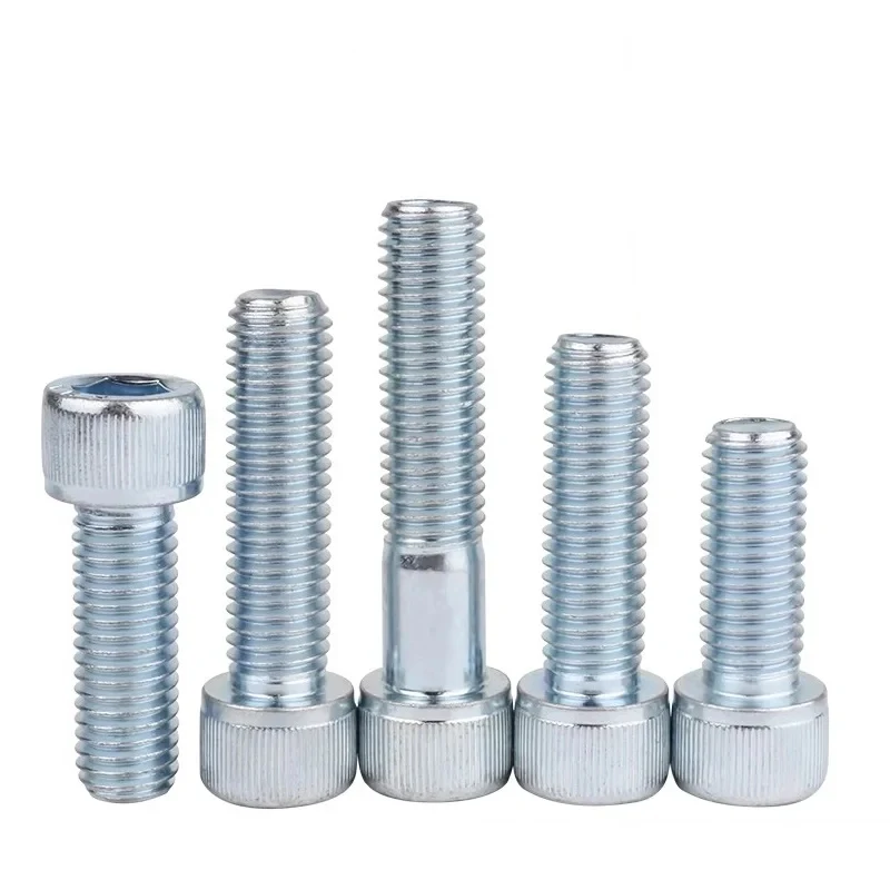 

M8 M10 M12 M16 12.9 Grade Blue Zinc Plated Hex Socket Cap Head Screws