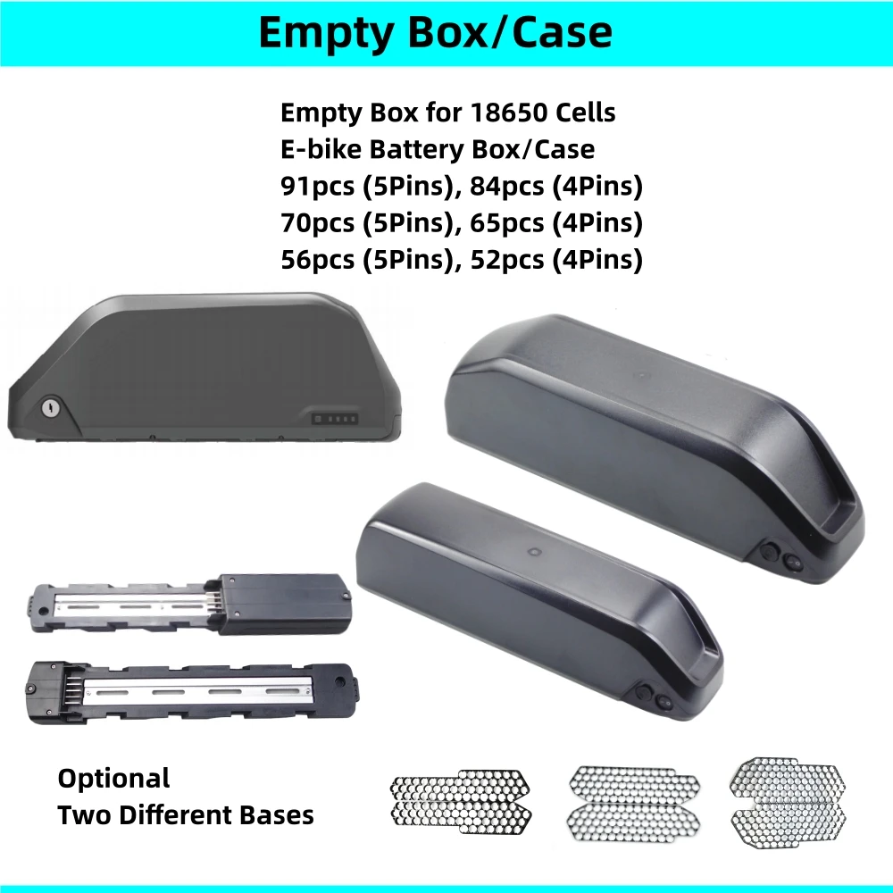 Reention Polly E-bike Battery Box Case Housing 36v 48v 52v 60v E-bike Battery Box Mount Base DP-5 DP-5C DP-6 DP-6C DP-9 DP-9C