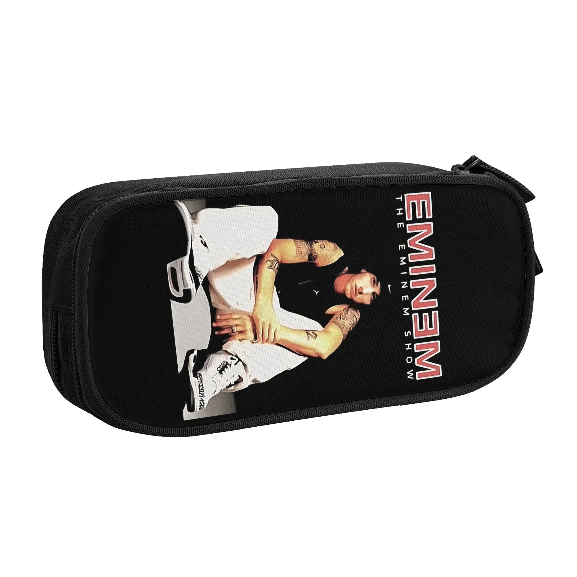 Kawaii Eminems  Pencil Case for Boy Girl Large Capacity American Pop Music  Hip Hop Rapper  Pencil Box School Supplies