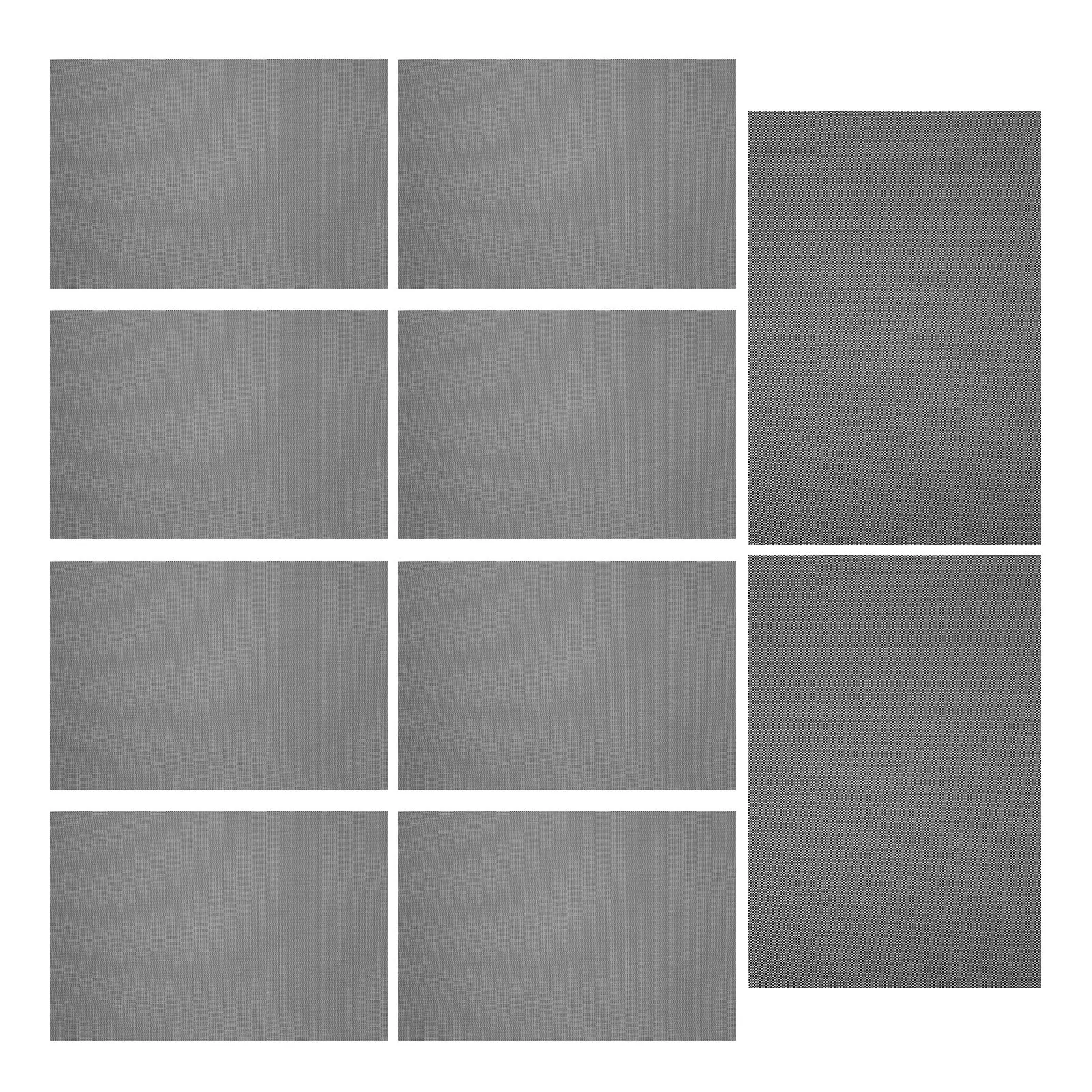 

10 Sheets PVC Eye Mesh Waterproof Durable Printable Plastic Mesh for Fursuit Mask Crafting Supplies Waterproof Plastic Sheet