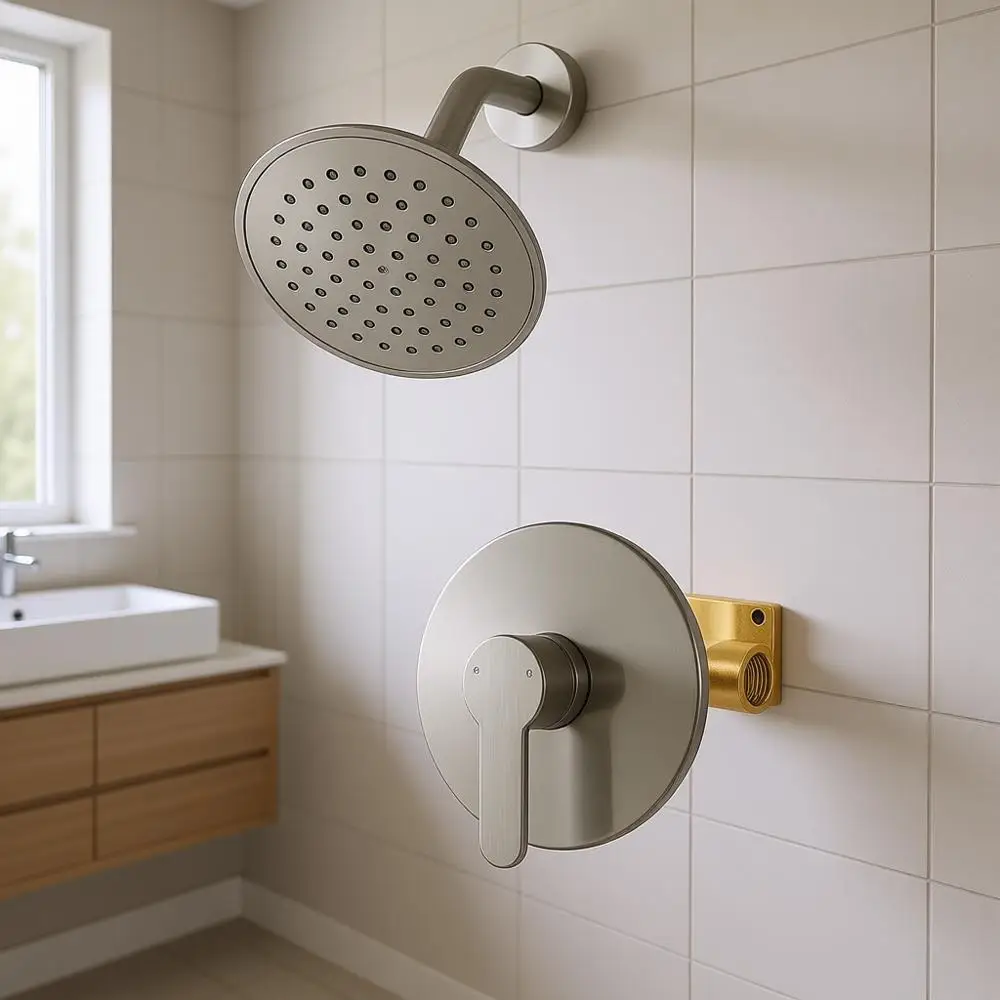 

Душевой комплект из матового никеля 6 дюймов с душевой лейкой и комплектом аксессуаров