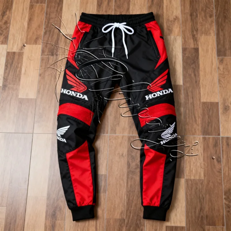 2026 تصميم جديد هوندا سباق الدراجات النارية دعوى الرجال موتو على الطرق الوعرة متحمس السراويل الإنحدار دراجة هوائية جبلية السراويل المألوف الرجعية #1